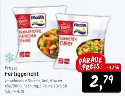 KONSUM Frosta fertiggericht Angebot