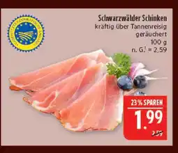 Marktkauf Schwarzwälder schinken Angebot