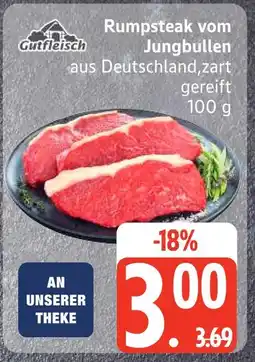 Edeka Gutfleisch rumpsteak vom jungbullen Angebot