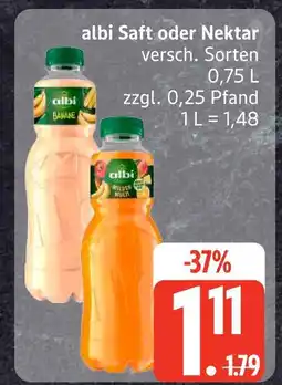 Edeka Albi saft oder nektar banane Angebot