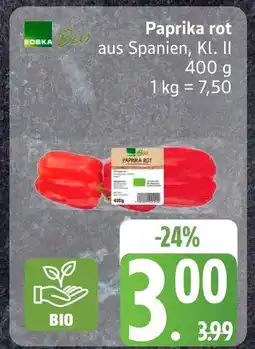 Edeka Edeka bio paprika rot Angebot