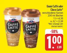 E-Center Emmi caffè latte Angebot