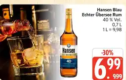 Marktkauf Hansen blau echter übersee rum Angebot