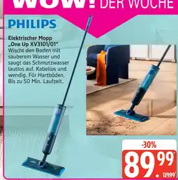 Marktkauf Philips elektrischer mopp one up xv3101/01 Angebot
