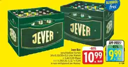 E-Center Jever bier Angebot