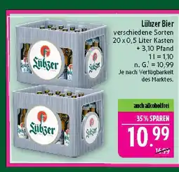 Marktkauf Lübzer bier Angebot