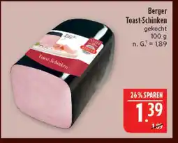 Marktkauf Berger toast-schinken Angebot