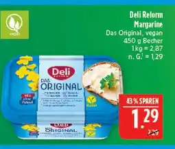 Marktkauf Deli reform das original margarine Angebot
