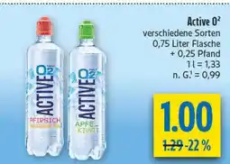 diska Active o² pfirsich-weißer tee Angebot
