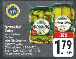 Edeka Spreewaldhof spreelinge Angebot