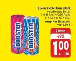 E-Center Booster energy drink Angebot