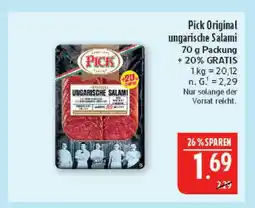 Marktkauf Pick original ungarische salami Angebot