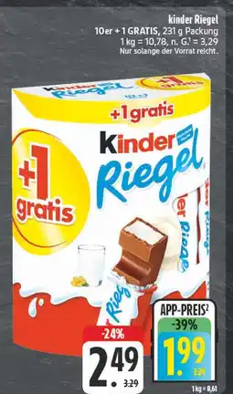 Edeka Kinder riegel Angebot