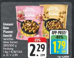 E-Center Giovanni rana pfannen-gnocchi Angebot