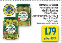 diska Spreewaldhof saure gurken Angebot