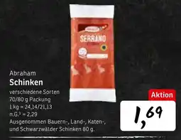 KONSUM Abraham schinken Angebot