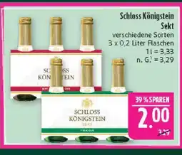 Marktkauf Schloss königstein sekt Angebot