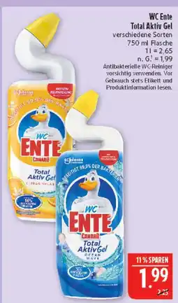 Marktkauf Wc ente total aktiv gel citrus clean Angebot