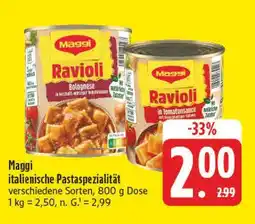 Edeka Maggi ravioli bolognese Angebot