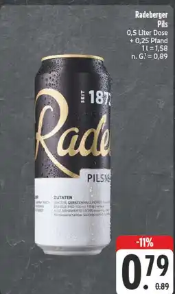 Edeka Radeberger pils Angebot