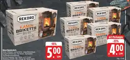 Edeka Rekord kaminbriketts Angebot
