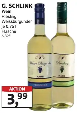 Lösch Depot G. SCHLINK Wein Angebot