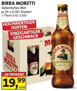 Lösch Depot BIRRA MORETTI italienisches Bier Angebot