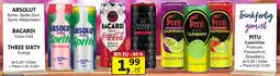 Lösch Depot ABSOLUT Sprite, BACARDI Coca-Cola oder THREE SIXTY Energy Angebot