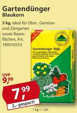 Sonderpreis Baumarkt Sonnenhof Gartendünger Blaukorn Angebot