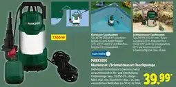Lidl PARKSIDE Klarwasser-/Schmutzwasser-Tauchpumpe Angebot