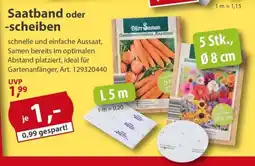 Sonderpreis Baumarkt Saatband oder -scheiben Angebot