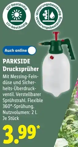 Lidl PARKSIDE Drucksprüher Angebot