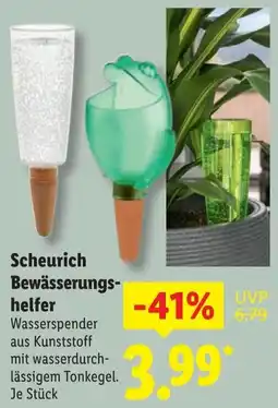 Lidl Scheurich Bewässerungshelfer Angebot