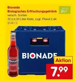 Netto Marken-Discount Bionade Biologisches Erfrischungsgetränk Angebot