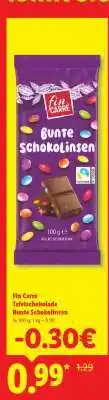 Lidl Fin Carré Tafelschokolade Bunte Schokolinsen Angebot