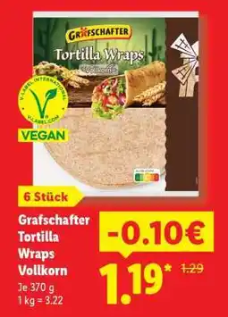 Lidl Grafschafter Tortilla Wraps Vollkorn Angebot