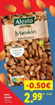 Lidl Alesto Mandeln Angebot