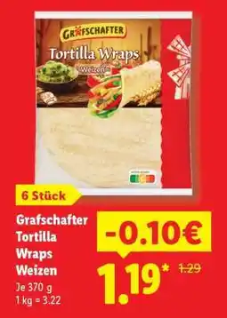 Lidl Grafschafter Tortilla Wraps Weizen Angebot