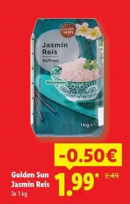 Lidl Golden Sun Jasmin Reis Angebot