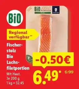 Lidl Fischerstolz Bio Lachsfiletportion Angebot