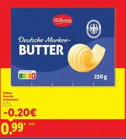 Lidl Milbona Deutsche Markenbutter Angebot
