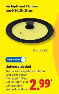 Lidl Universaldeckel Angebot