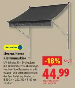 Lidl LIVARNO home Klemmmarkise Angebot