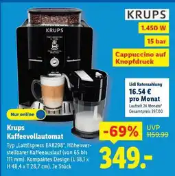 Lidl KRUPS Kaffeevollautomat Angebot