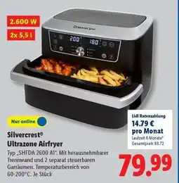 Lidl Silvercrest Ultrazone Airfryer Angebot