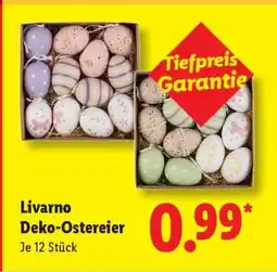 Lidl Livarno Deko-Ostereier Angebot