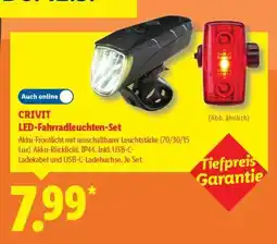 Lidl CRIVIT LED-Fahrradleuchten-Set Angebot
