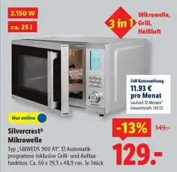 Lidl SILVERCREST Mikrowelle Angebot