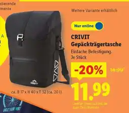 Lidl CRIVIT Gepäckträgertasche Angebot