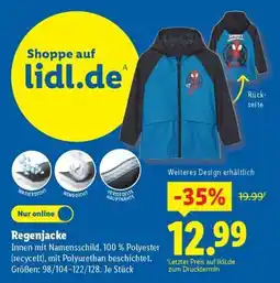 Lidl Regenjacke Angebot